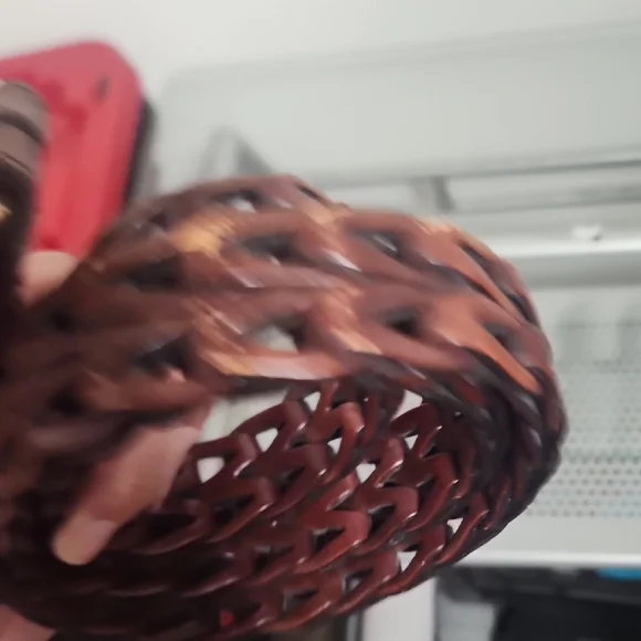 Brighton Brown Braided Leather Belt Gold Buckle Classic - Picture 3 of 5